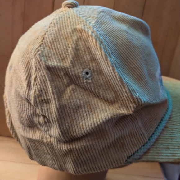Vintage Skiing Corduroy Cap Pre-owned A Few Stains - Picture 3 of 9